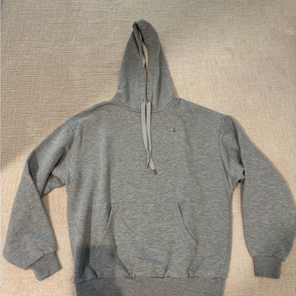ALO Yoga Gray Pullover Hoodie